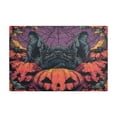 thumbnail image 6 of Qxltty Bat Pumpkin Leather Drying Mat for Kitchen Countertops Coffee Mats Hide Stain Quickly Absorbs Water Tableware Decor, 6 of 6
