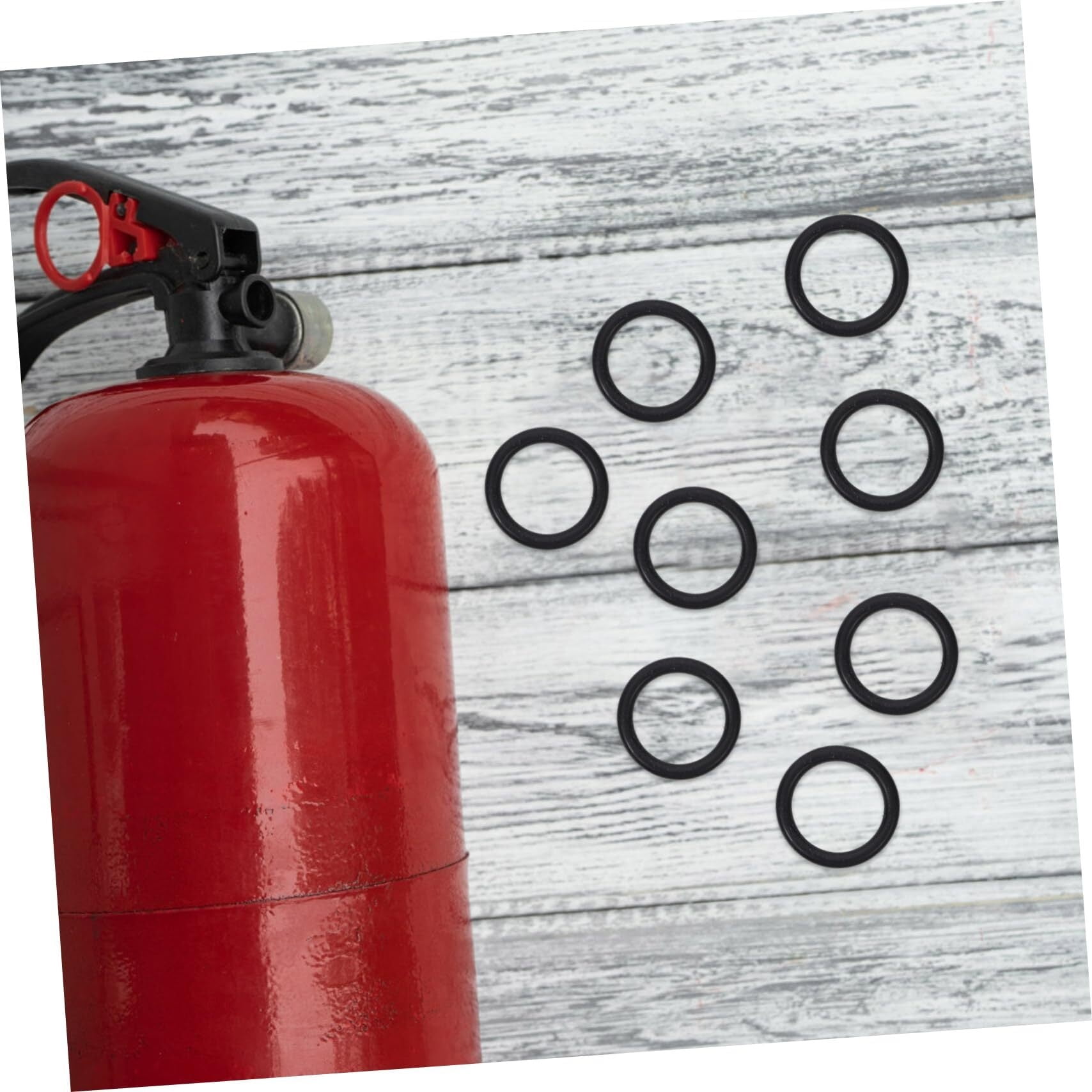 150pcs Fire Extinguisher Accessories Spray Nozzle for Hose Hooks Candle Making Kit Hose Spray Nozzle Kits Hose Fittings Gas Can Spout Gasket Fire Extinguisher Stand Black Rubber