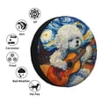 thumbnail image 4 of Susaid Dog Guitar Starry Night Print Tire Covers,Waterproof Anti-UV Snow Sun Rain Tire Covers for RV,Truck, SUV, Trailer, Camper-14 inch, 4 of 6