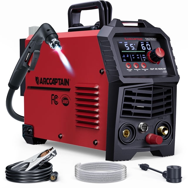 Cortadora de Plasma ARCCAPTAIN 55Amp Arco Piloto Blowback Sin Alta Frecuencia