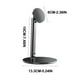 thumbnail image 3 of Soporte de escritorio metálico Pisexur para electrónica de hombre. Soporte magnético resistente para tabletas y teléfonos. Ideal para usuarios perezosos. Electrónica para niños. Organizador de electr, 3 of 9