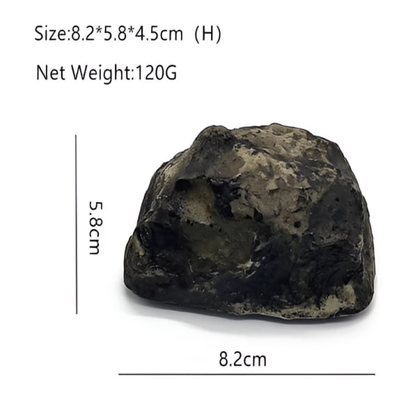 LAMIRO Fake Rock Key Hider Outdoor Hidden Key Holder Waterproof Stone Key Storage Box For Garden Hide A Spare Key Outside Realistic Rock Key Hider For Yard Security