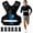 20-32lb, variant on 11-20lb Weighted Vest For Strength Training And Body Exercise