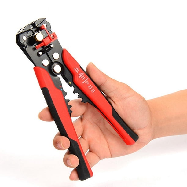 Pelacables automático 3 en 1, alicates de engaste, engarzadora autoajustable