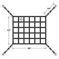 thumbnail image 4 of US Cargo Control Heavy Duty Truck Bed Cargo Net, 3.5 Foot x 4.2 Foot (42 Inch x 50 Inch), S-Hook & Cam Buckle Fittings, 4 of 7