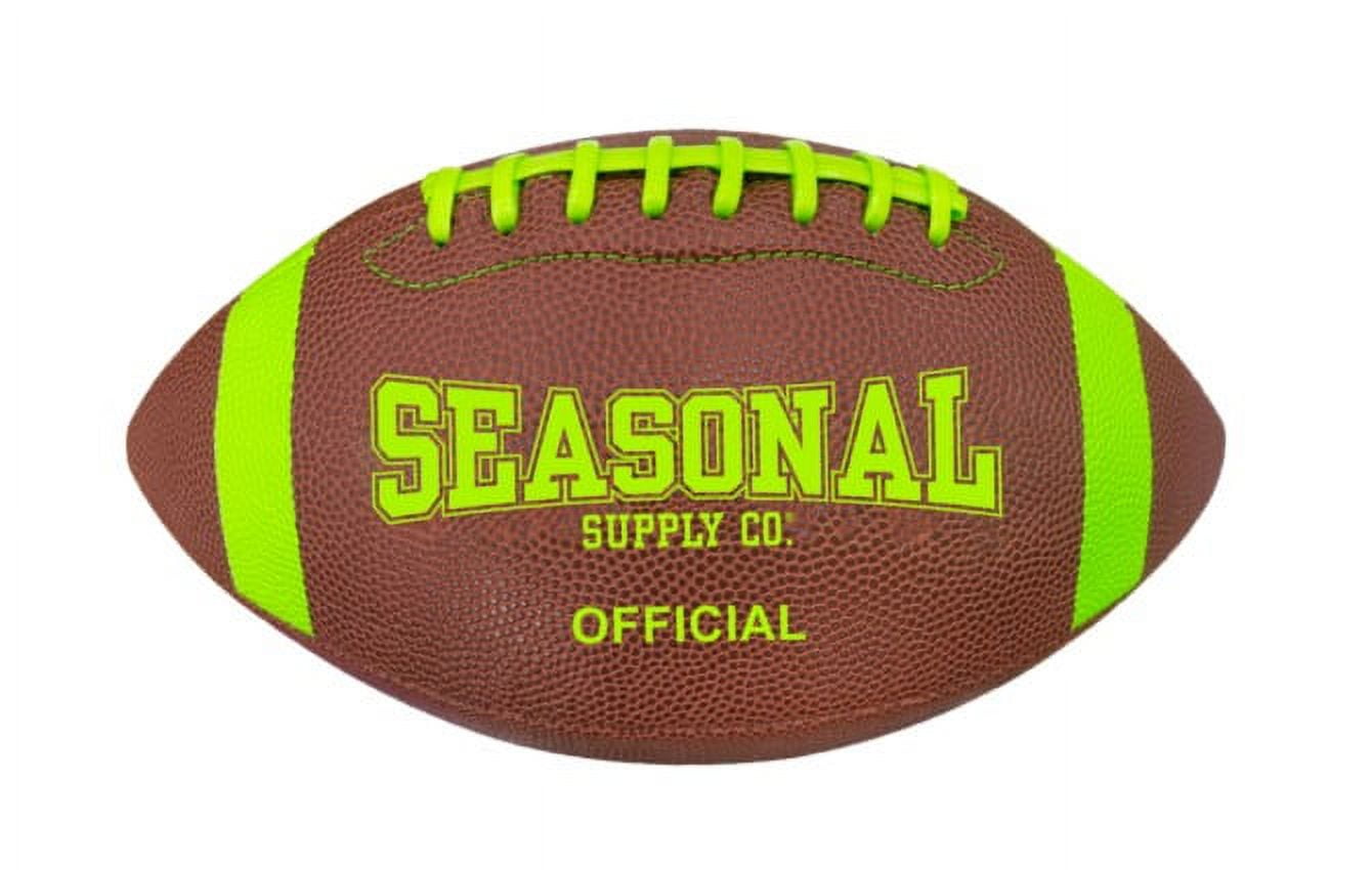 Seasonal Supply Co. Leather-Look Vinyl Youth Football Assorted Colors