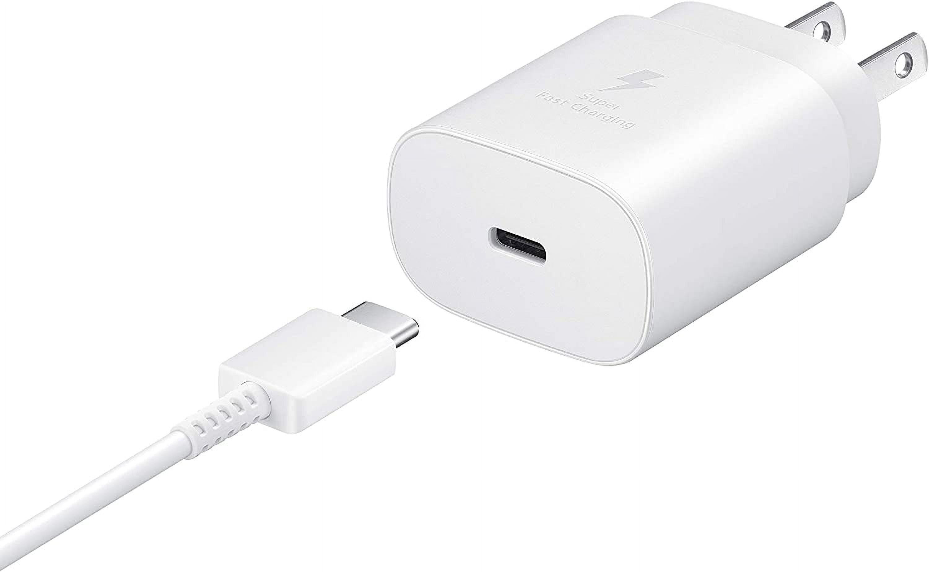 25W Fast Home Charger PD Type-C for Samsung Galaxy A06/A16 5G/A26 5G/A36 5G/A56 5G - 6ft USB-C Cable Quick Power Adapter Travel Wall