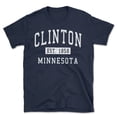thumbnail image 1 of Clinton Minnesota Classic Established Men's Cotton T-Shirt, 1 of 1