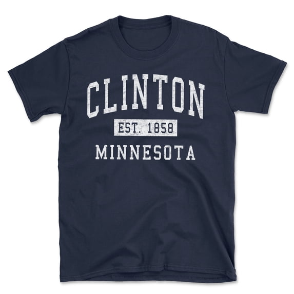 Clinton Minnesota Classic Established Men's Cotton T-Shirt