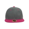 thumbnail image 2 of Top Headwear Flat Bill Adjustable Snapback Cap - Grey/Pink, 2 of 2