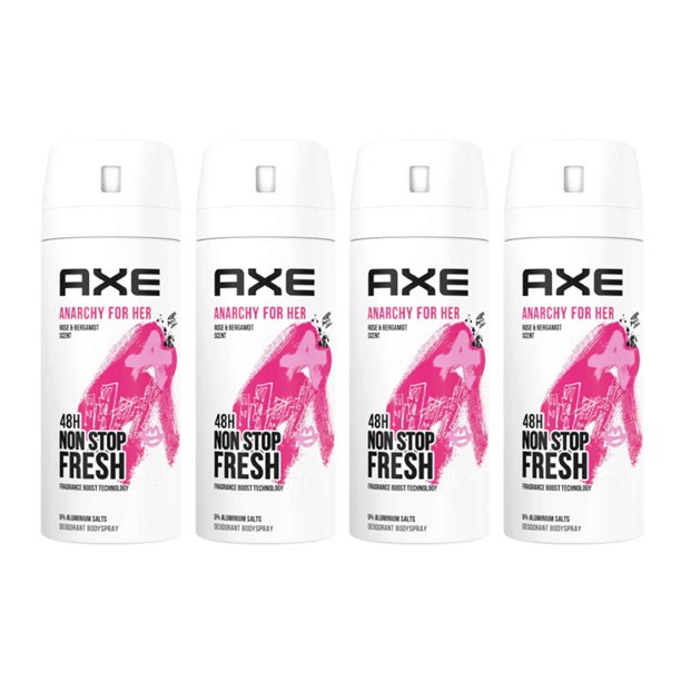 AXE Anarchy for Her Deodorant Body spray For Women 150ml (5.7 OZ) 4