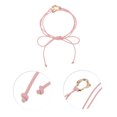 thumbnail image 4 of Unique Bargains 1 Pc Festival Wrap Belt Elegant Stone Pattern Buckle Knotted Adjustable Waist Cord for Women Pink, 4 of 5