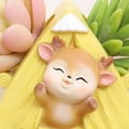 thumbnail image 4 of DOLITY Animals Vase Tabletop Flower Pot Home Garden Decor Fawn Yellow, 4 of 9