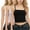 Gray, variant on 3 Pack Girls Tank Tops Scoop Neck Soft Crop Cami Solid Spaghetti Strap Sleeveless Undershirts for Kids Girls 3-14 Years