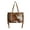 Brown, variant on Genuine leather hair on cowhide women's shoulder bag with fringes