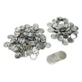 thumbnail image 2 of Pin Back Button Parts, 100 Sets Blank Button Badge Parts Set Smoothly Surfaces  For Handcraft 25mm/1.0in,32mm/1.3in, 2 of 8