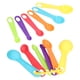 thumbnail image 1 of Juego de 12 cucharas medidoras de colores, taza medidora de plástico y cuchara con escala, seguras y prácticas para cocina y panadería, 1 of 15