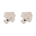thumbnail image 2 of Wosthever Bufanda de calefacción de invierno 3 niveles USB calentador de hombros bufandas 5W suave transpirable protección contra Caqui Gris plateado 2Conjunto, 2 of 6