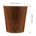 thumbnail image 2 of EXHUMKY 1Pcs Wood Cups for Coffee and Wine Drinking Brown 9x8.5x8.5 in, 2 of 8