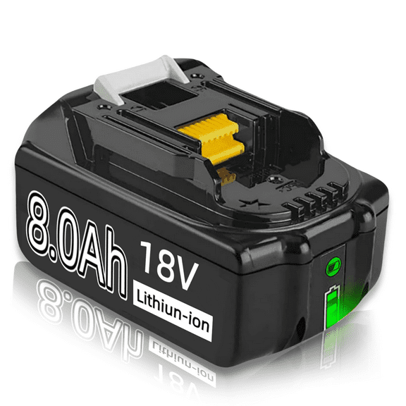 1 Pack 8.0Ah Replacement for Makita 18V Battery Compatible with Makita Battery Fits for Makita Battery 18V Cordless Power Tools and Chargers BL1860B BL1830B BL1840B BL1850B BL1815 BL1820 BL1825