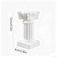 thumbnail image 2 of Set of 3 Resin Roman Column Candle Holders, Corinthian Style Pillars with 3 assorted Sizes for Home Decor, Wedding Props, Photography Use and Decorative Indoor Pedestals, 2 of 7