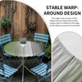 thumbnail image 2 of Sage Green Gray Ombre Round Tablecloth for 36-44 Inch Tables, Fitted Table Cover with Elastic Edge, Vintage Country Wooden Waterproof Outdoor Table Cloth Protector for Patio Garden Dinner Picnic, 2 of 9