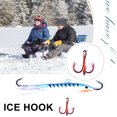 thumbnail image 4 of Kuymtek Señuelos Pesca 83mm/18g Anzuelo Triple Señuelos Pesca en Hielo Aparejos Pesca (azul), 4 of 6