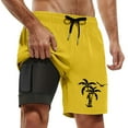 thumbnail image 4 of Youmylove Short de Randonnée pour Hommes Maillot de Bain avec Doublure de Compression Short de Bain avec Poches Short de Bain Coupe Classique Décontractée, 4 of 4