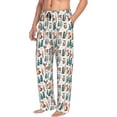 thumbnail image 6 of Hirioo Winter Woodland Friends for Women's PJ Pajama Pants Sleep Pants Women's Home Trousers with Pockets,S-3XL-Medium, 6 of 6