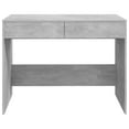 thumbnail image 3 of vidaXL Desk Concrete Grey 101x50x76.5 cm Engineered Wood, 3 of 5