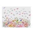 thumbnail image 4 of La ventana de de la flor se aferra, etiquetas engomadas de la ventana de la película, etiqueta floral del vidrio de para la pared, 4 of 9