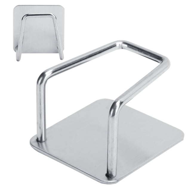 Esponja En Forma De U, Soporte De Esponja De Acero Inoxidable, Escurridor Para Fregadero, Estante, Organizador De Cocina