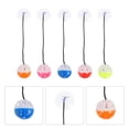 thumbnail image 4 of 6Pcs Reptile Toy Bell Balls Lizard Bell Balls Bearded Dragons Toys with Suction Cup and Rope (Mixed Style), 4 of 8
