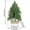 B, variant on VWRXBZ Christmas Ornaments, 7.48 Inch Mini Christmas Tree Bottle Brush Fake Tree with Wooden Base for Tabletop for Xmas Tree Gift Party Decoration
