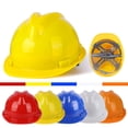 thumbnail image 3 of Abs Safety Helmet Construction Site Helmet Engineering Construction V-Type red, 3 of 9