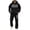 Black&1080, variant on CONFREE Mens Sweatsuit 2 Peice Sets Lined Sweat Suit for Men Letter Graphic Y2K Hoodies Sweatpants Outfits Warm Fall Winter Track Suits Set
