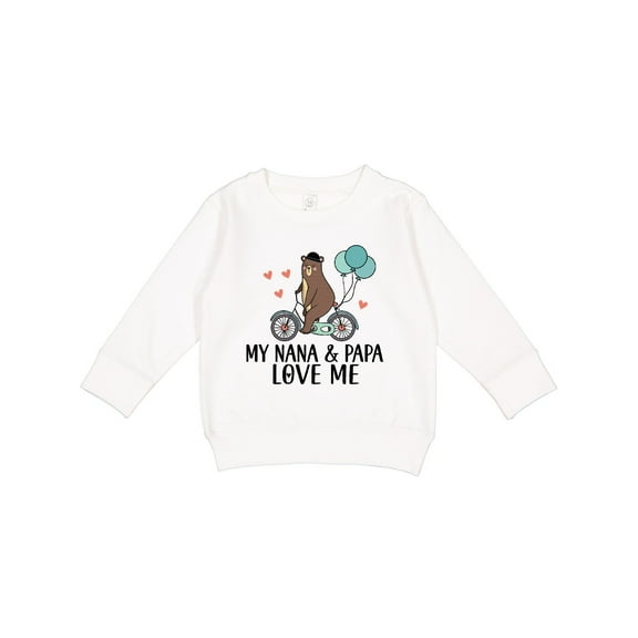 Inktastic My Nana Papa Love Me Grandchild Toddler Sweatshirt