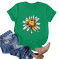 thumbnail image 5 of Xdegoge T Shirts for Women Graphic Under 10 Short Sleeve Crewneck Shirts Floral Summer Casual Tops Tunic Loose Fit Tees Soft Comfy Blouses Women Last Order Placed By Me, 5 of 5