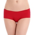thumbnail image 6 of LIQQY Women's 4 Pack Cotton Mid Rise Full Coverage Lace Hipster Brief Panty Underwear (Large, Red), 6 of 6