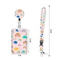 thumbnail image 3 of CSChome Badge Holder With Removable Lanyard Retractable Badge Holder: Versatile Lightweight Holder with Reel Clip for Nurses, Teachers, Office Workers, 3 of 7