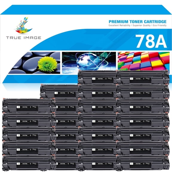 78A CE278A Toner Cartridges High Yield ( Black,25-Pack) Compatible for HP Laserjet M1536 MFP M1536dnf, P1560, P1566, P1606, P1606dn Printer with 1606dn toner cartridge