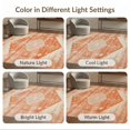 thumbnail image 7 of ODIKA 5'x7' Washable Area Rug Non-Slip, Low Pile, Stain Resistant Geometric Vintage Mid Century Distressed Border Interlocking for Guest Room, Lounge, Apartment, 7 of 7
