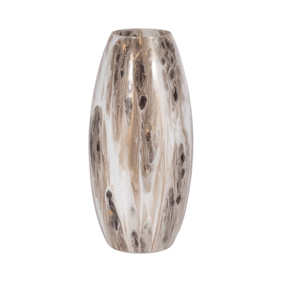 Sagebrook Home Curved Glass Vase Decor