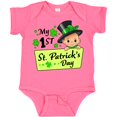 thumbnail image 3 of Inktastic My 1st St. Patrick's Day- Baby in Top Hat and Bow Boys or Girls Baby Bodysuit, 3 of 5
