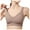 Coffee, variant on Women's Seamless Wireless Bra - Full Coverage, Padded, V Neck, Nylon Spandex, Comfortable Daily & Sleepwear