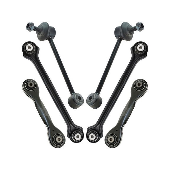 Rear Control Arm and Sway Bar End Link Kit 6 Piece - Compatible with 2008 - 2013 BMW 128i 2009 2010 2011 2012