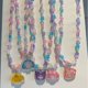 thumbnail image 3 of Nuevo collar de turmalina con cuentas de colores, collar de Coulomy con colgante de Hello Kitty con forma de ladrillo brillante, bonito perro canela para niños, 3 of 5