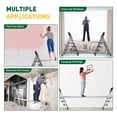 thumbnail image 3 of Adjustable 8-13ft Telescoping Aluminum Work Platform Plank – 440lbs Capacity, Skid-Proof Surface, Collapsible Scaffold Board for Home Renovation, Extension Ladder Accessory, Portable, 3 of 8