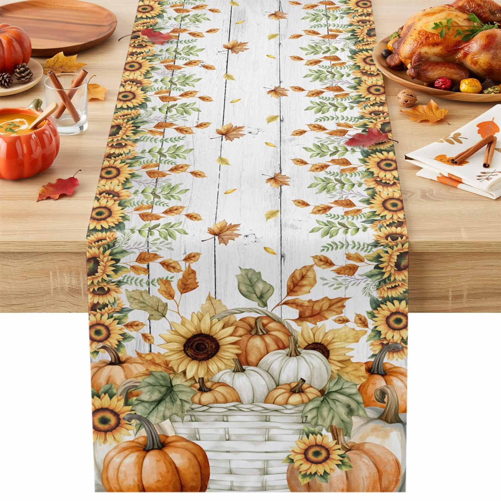 UPC 460796185242 - Table Runner 70 Inch Long - Fall Sunflower ...