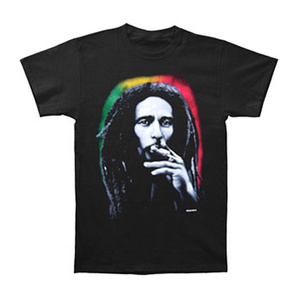 bob marley smoking tee